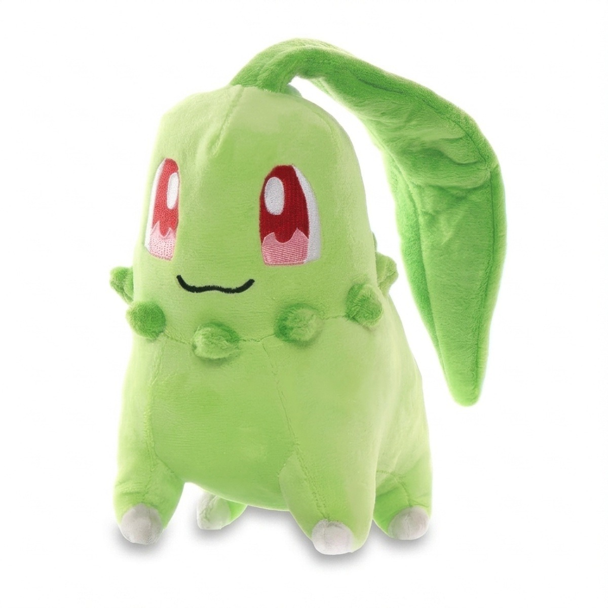 Chikorita Knuffel zicht van 3/4