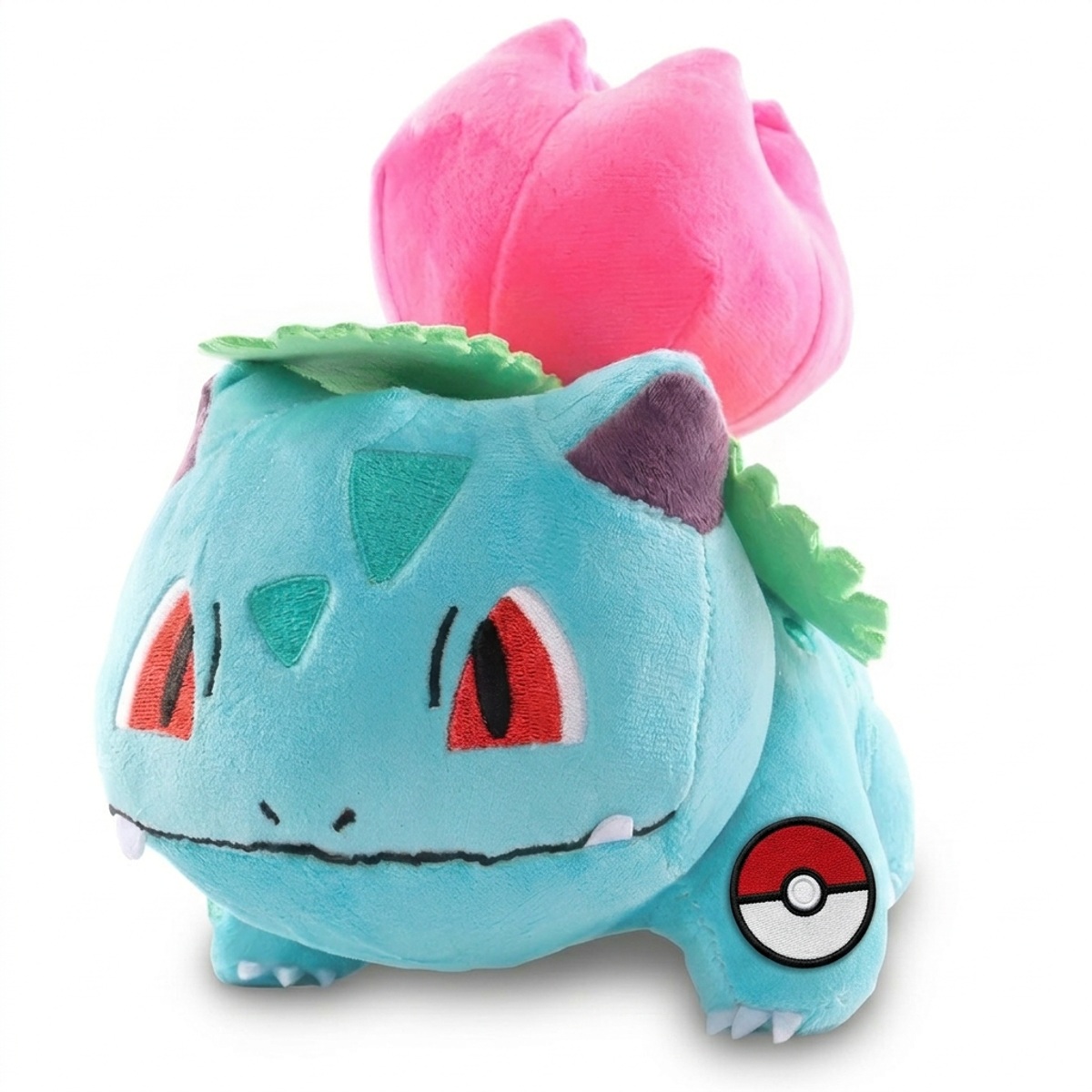 Ivysaur Knuffel met badge die de echtheid bewijst.