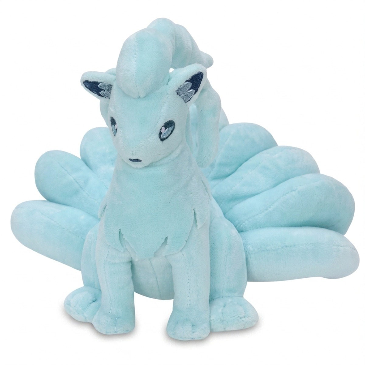 Ninetales van Alola knuffel driekwart zicht