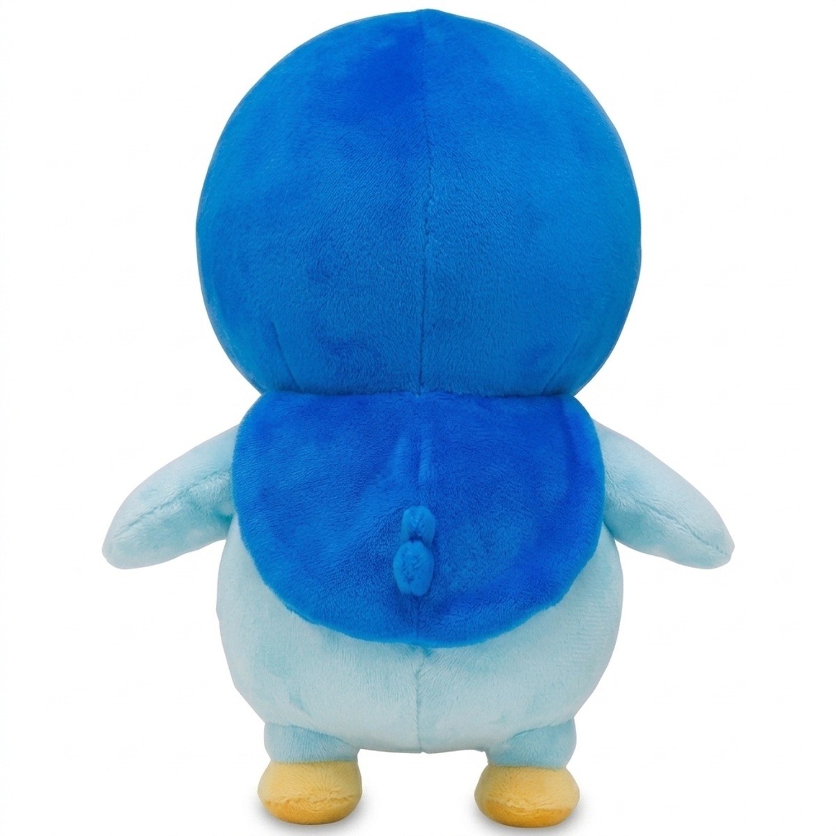Piplup knuffel weergegeven van achteren