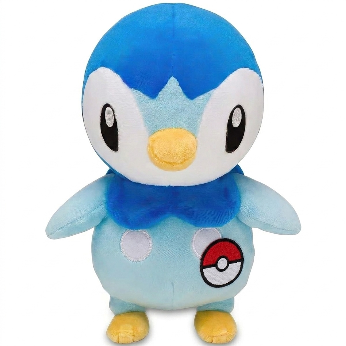 Piplup Knuffel met badge die de echtheid bewijst.