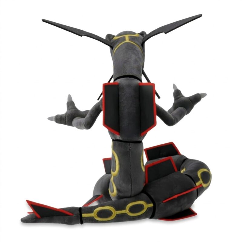 Rayquaza Shiny knuffel achterkant