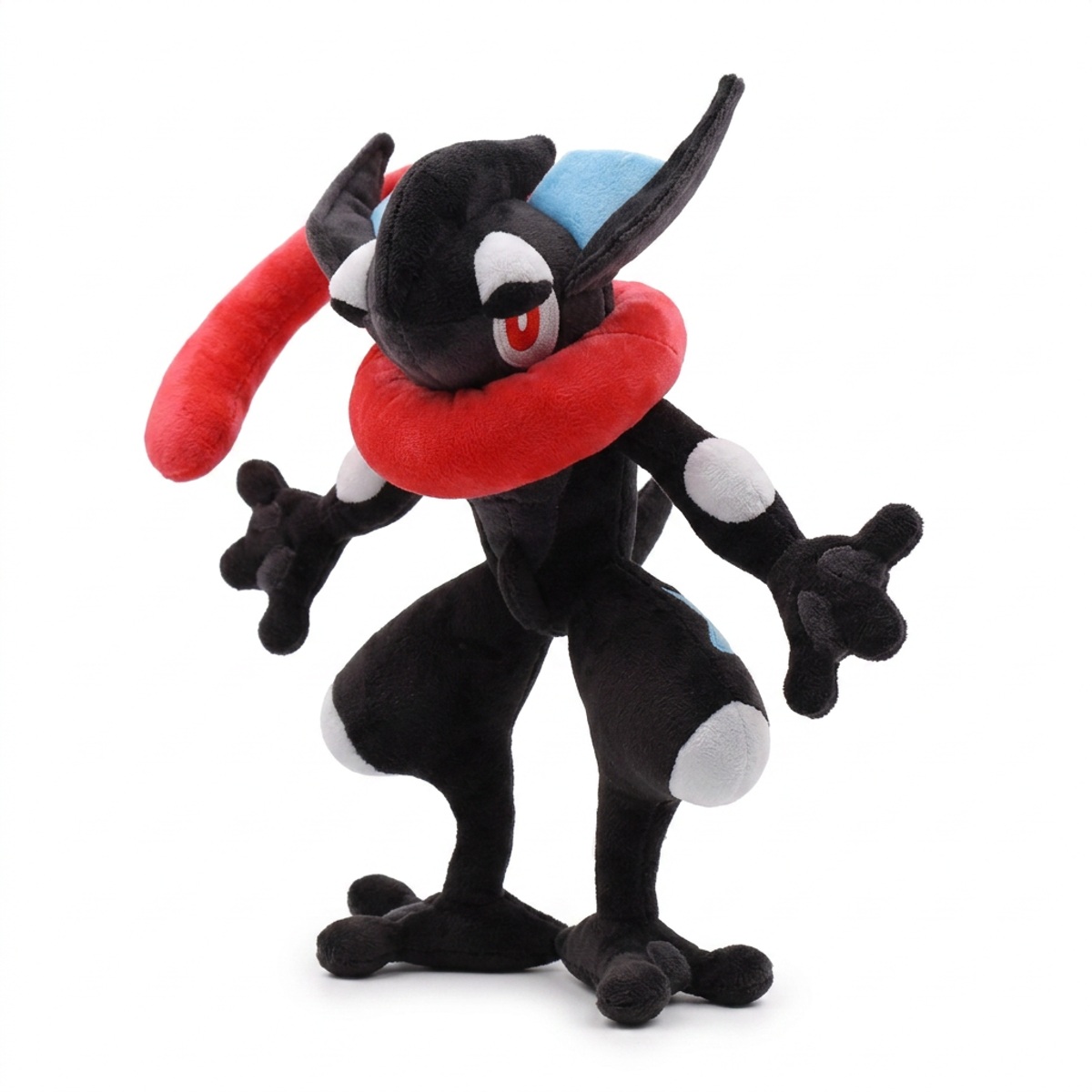 Greninja Shiny Knuffel zijkant