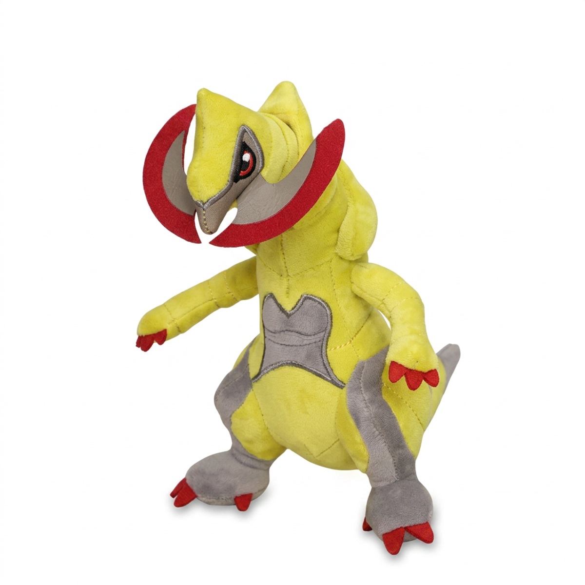 Haxorus Knuffel 3/4 aanzicht
