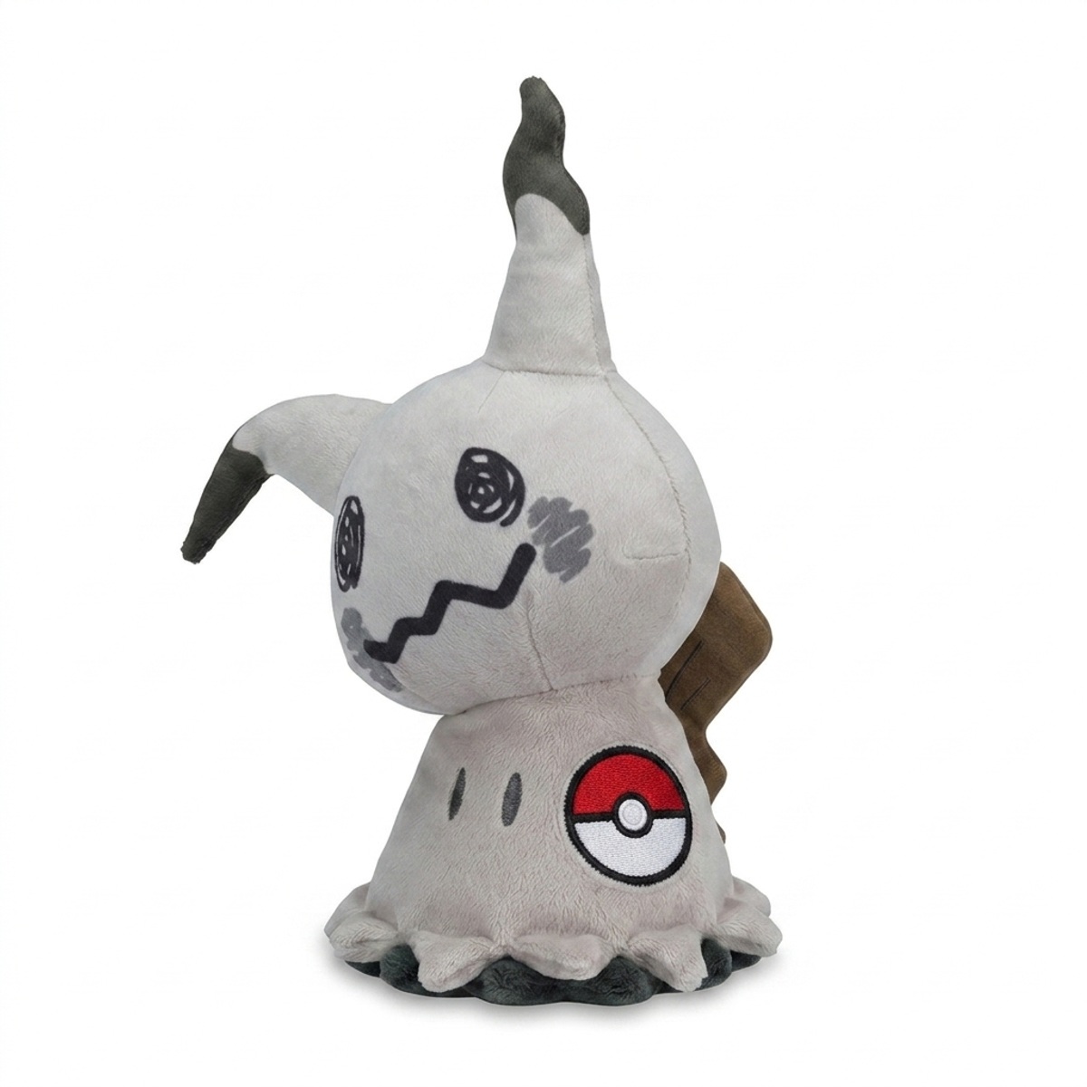 Mimikyu Knuffel met badge die de echtheid bewijst.