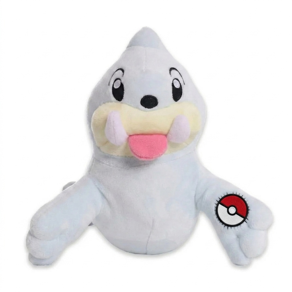 Seel Knuffel met badge die de echtheid bewijst.