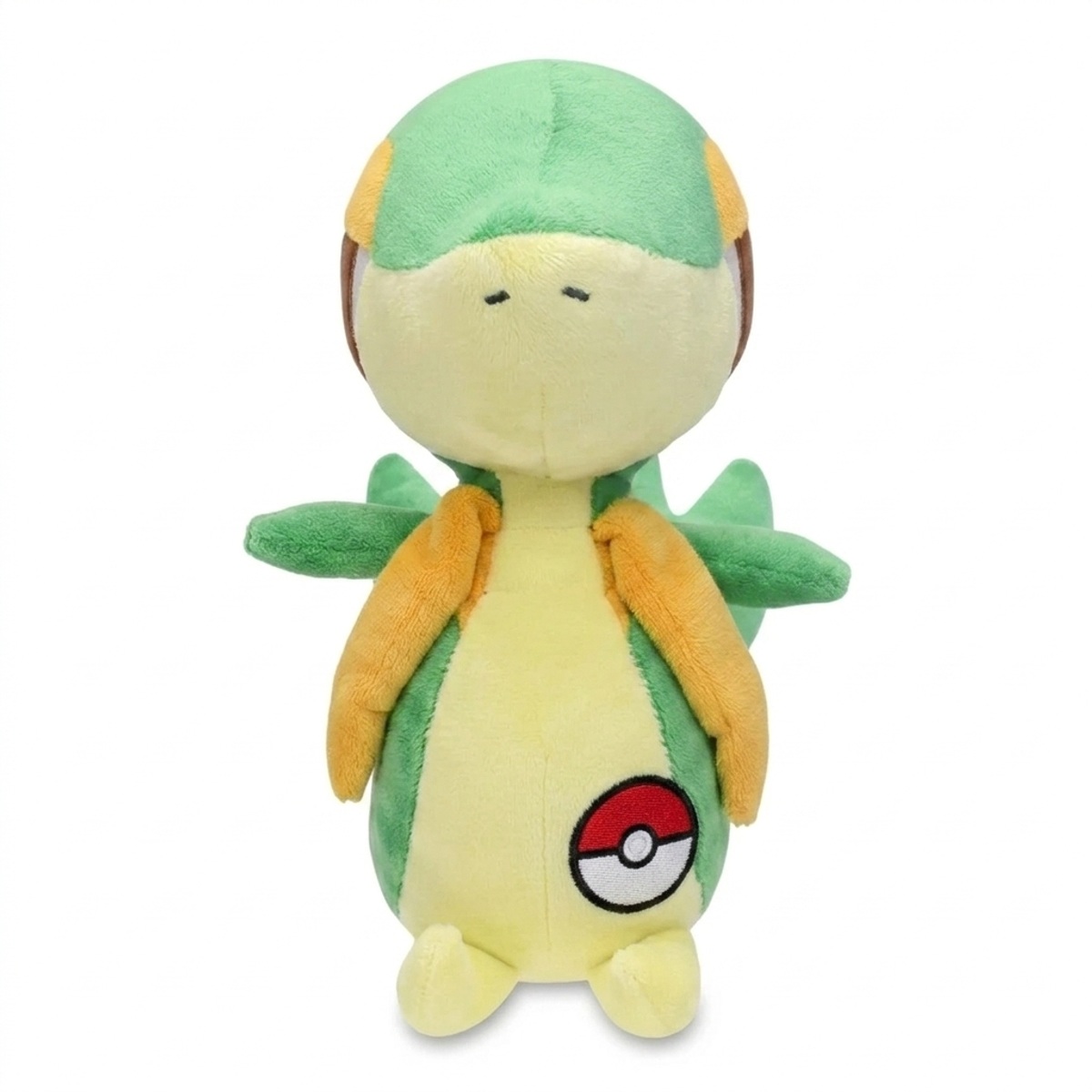 Snivy Knuffel met badge die de echtheid bewijst.