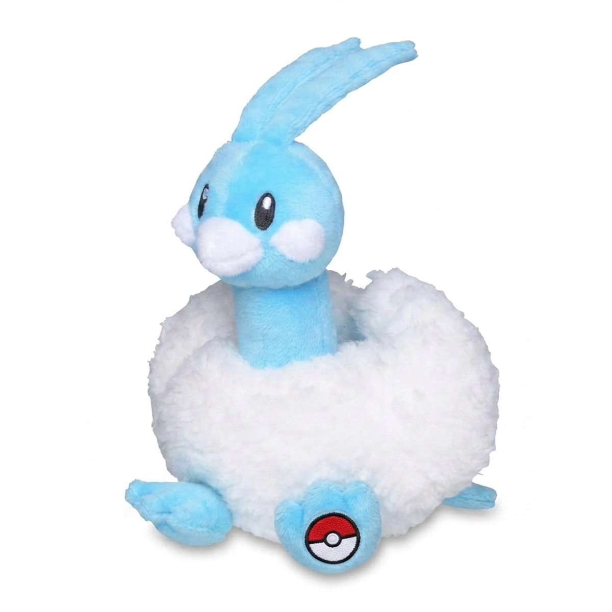Altaria Knuffel met badge die de echtheid bewijst.
