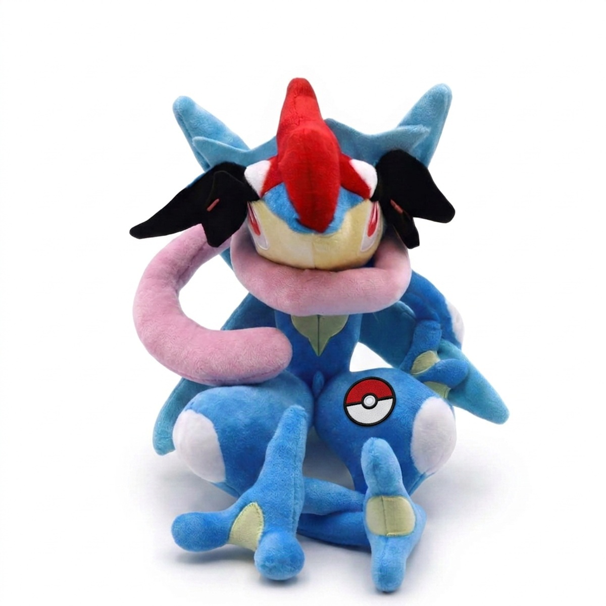  Knuffel met badge die de echtheid bewijst.