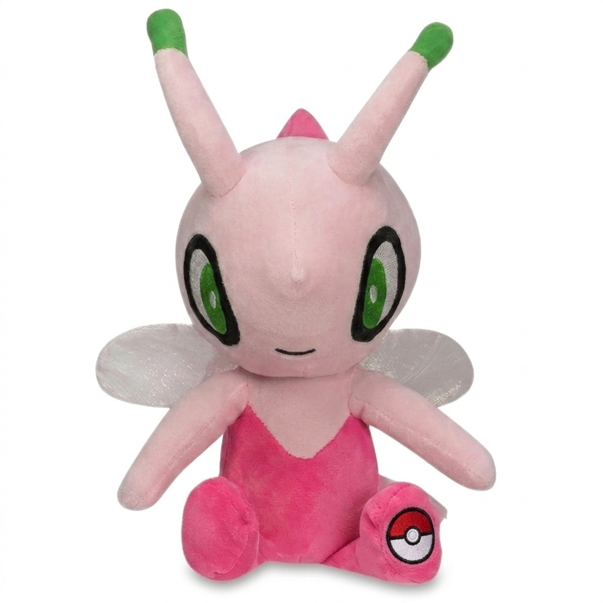 Celebi Knuffel met badge die de echtheid bewijst.
