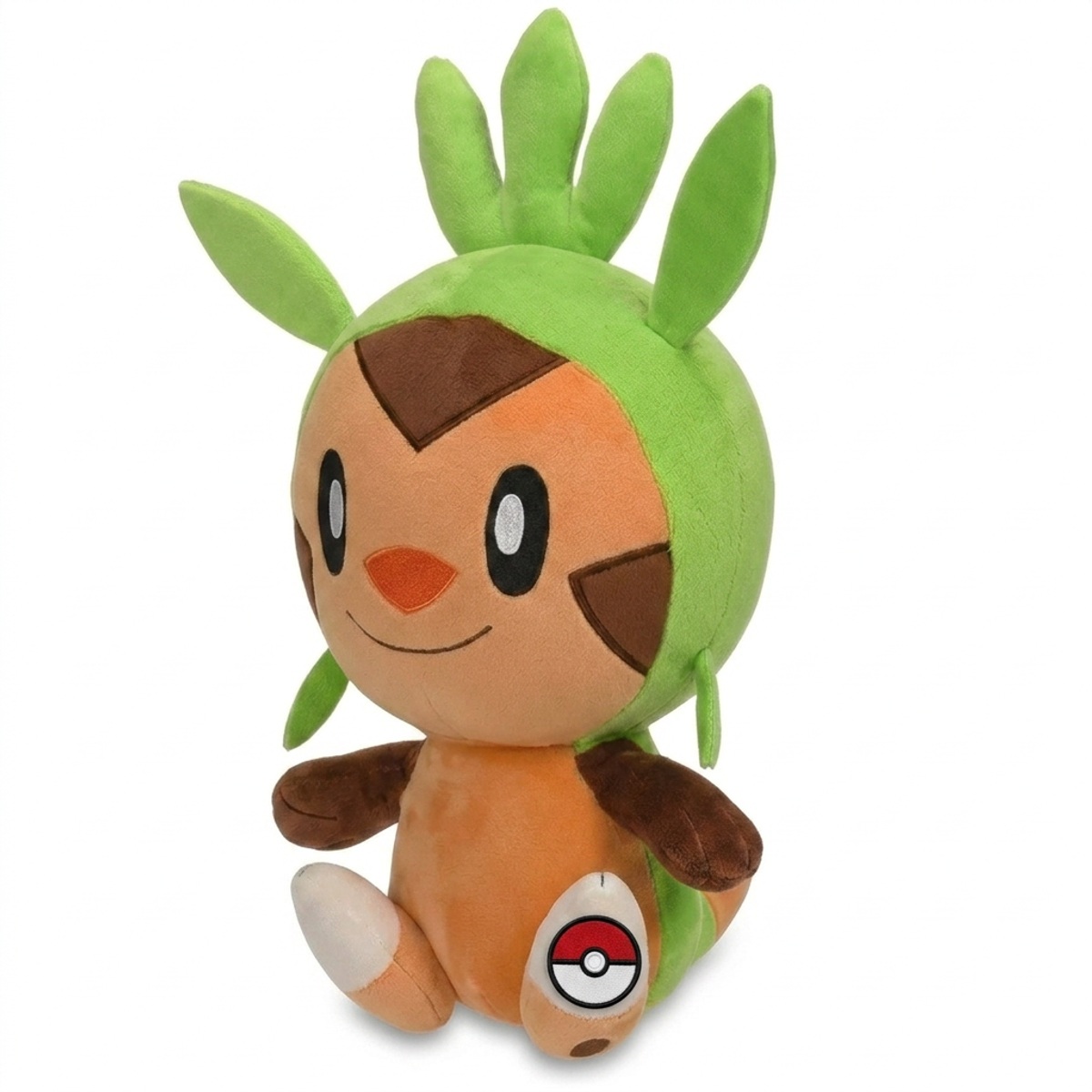 Chespin Knuffel met badge die de echtheid bewijst.