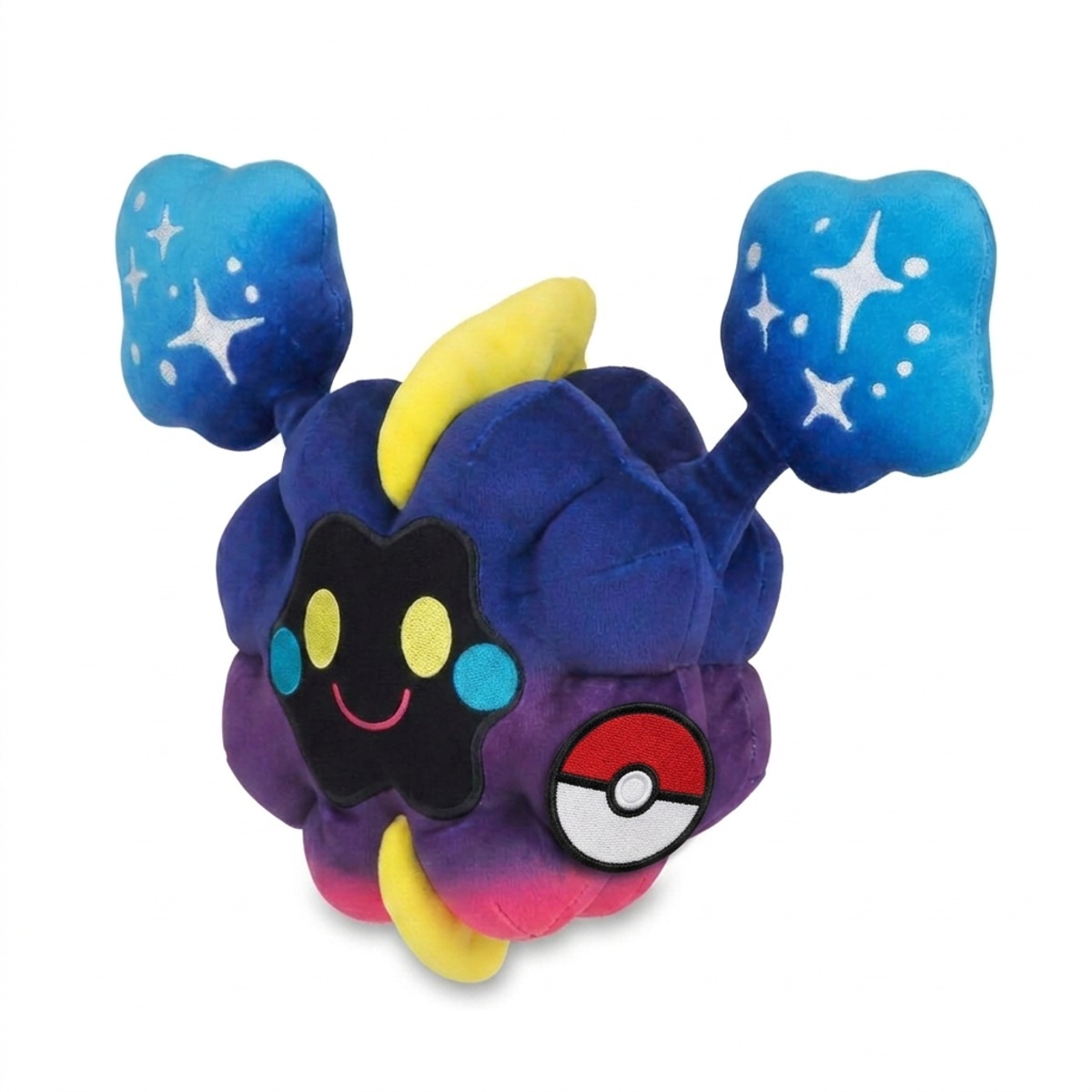 Cosmog Knuffel met badge die de echtheid bewijst.