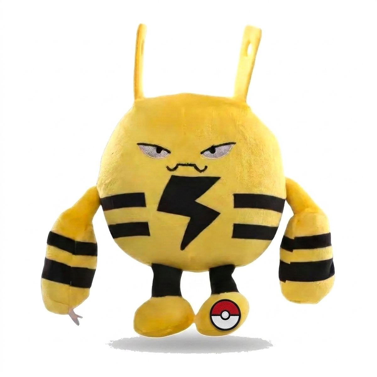 Elekid Knuffel met badge die de echtheid bewijst.