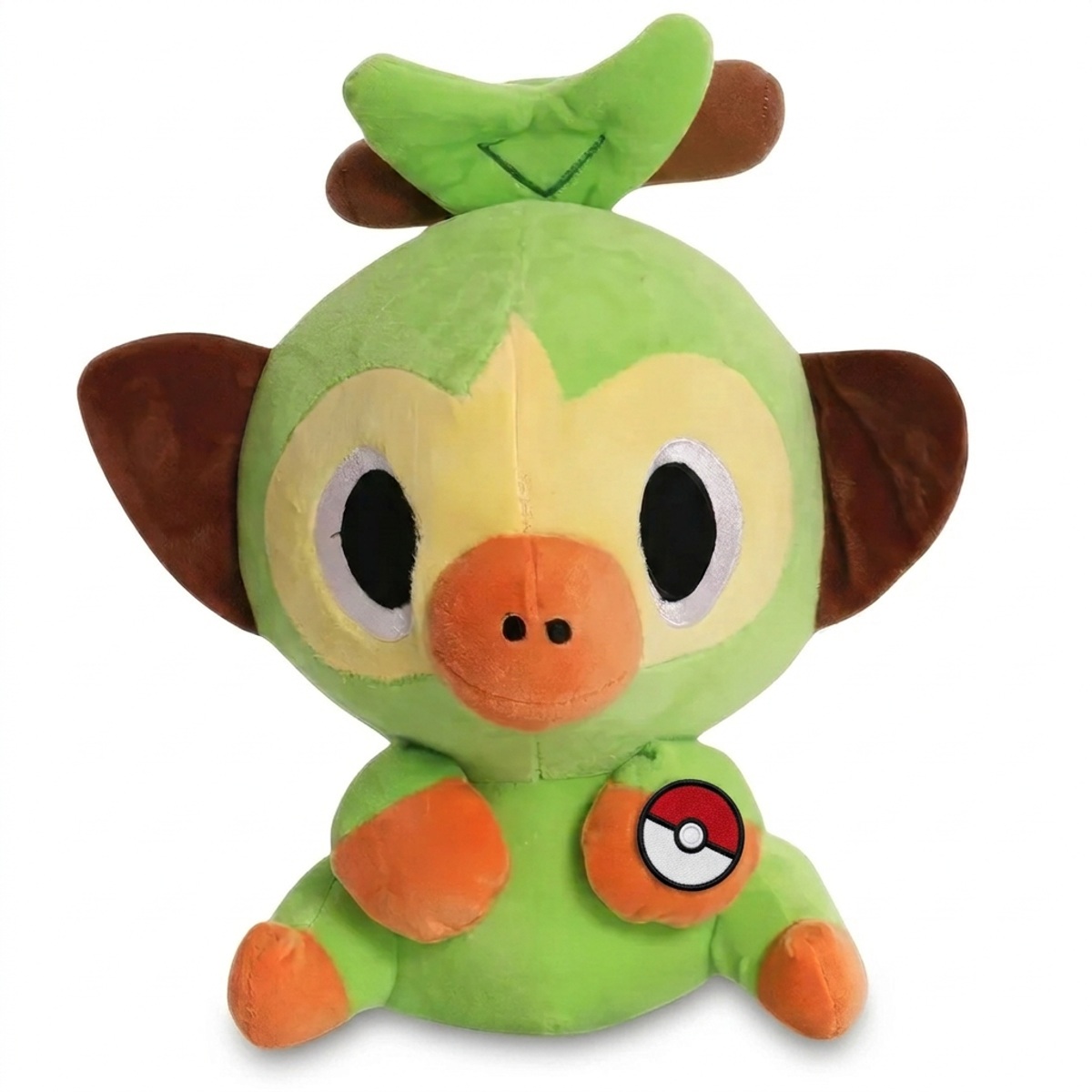 Grookey Knuffel met badge die de echtheid bewijst.