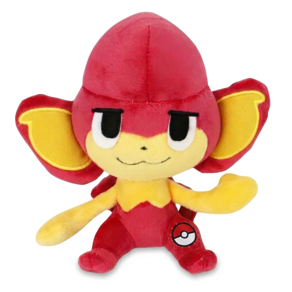 Pansear Knuffel met badge die de echtheid bewijst.