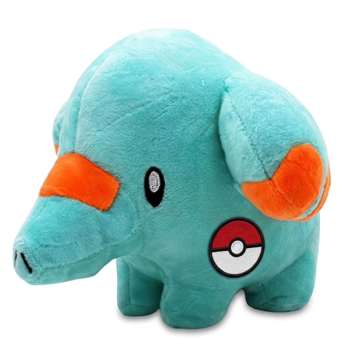 Phanpy Knuffel met badge die de echtheid bewijst.