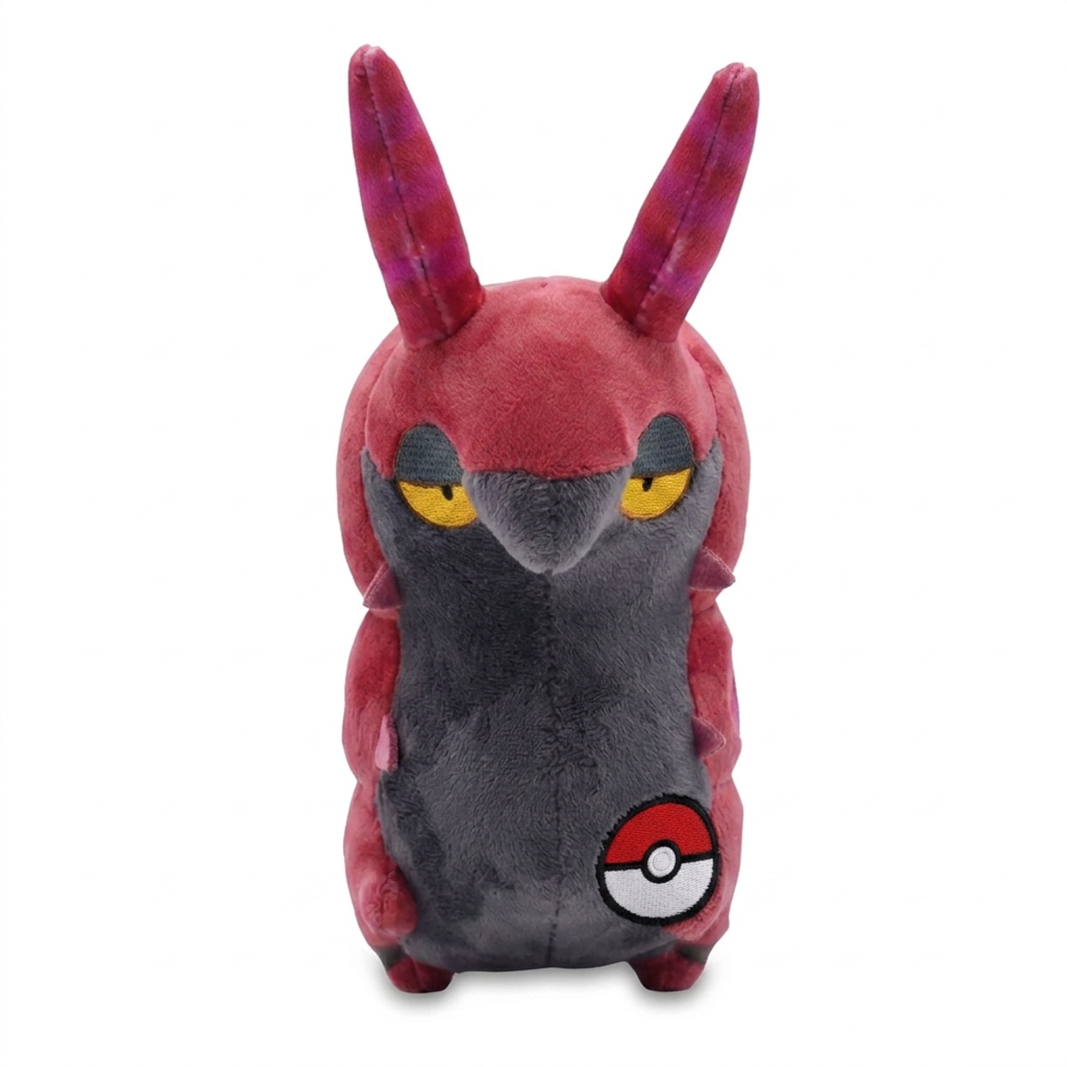 Scolipede Knuffel met badge die de echtheid bewijst.