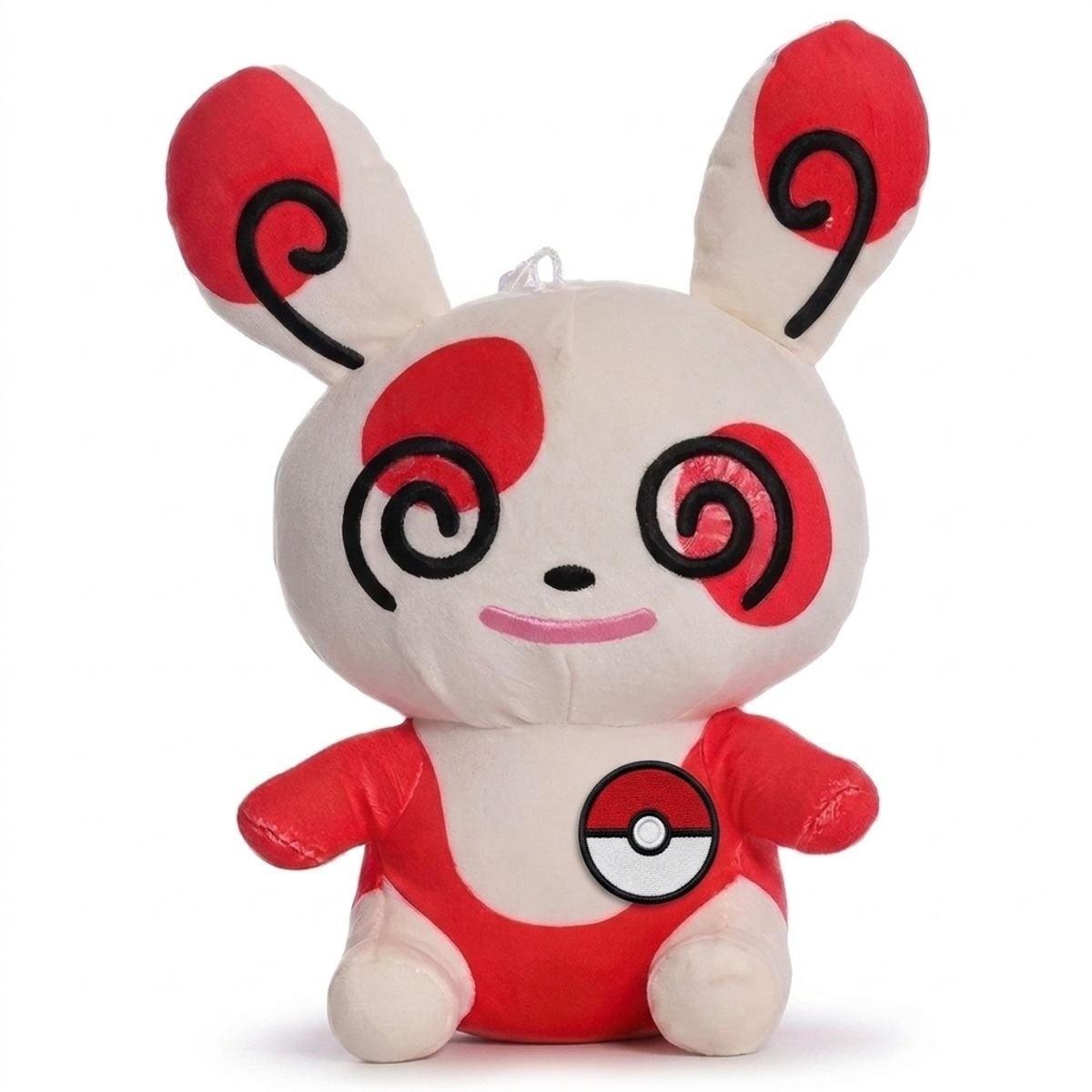 Spinda Knuffel met badge die de echtheid bewijst.
