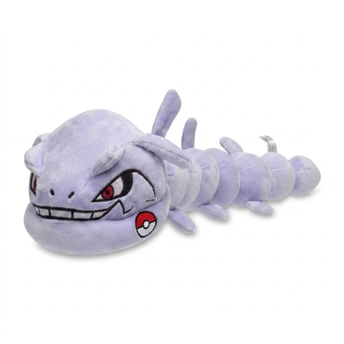 Steelix Knuffel met badge die de echtheid bewijst.