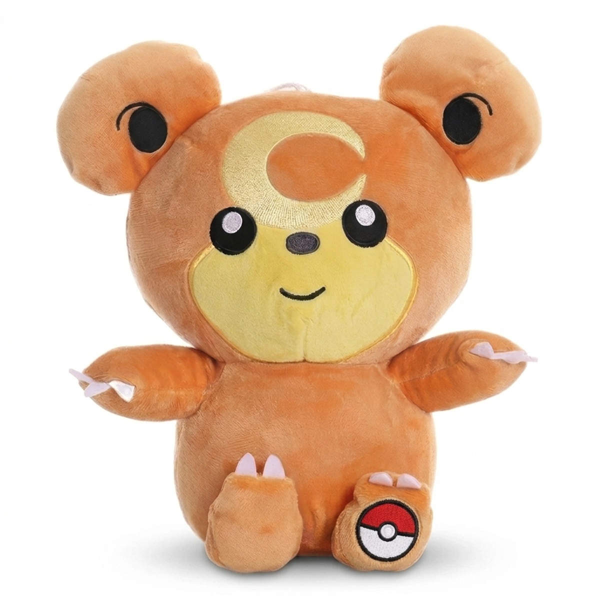 Teddiursa Knuffel met badge die de echtheid bewijst.