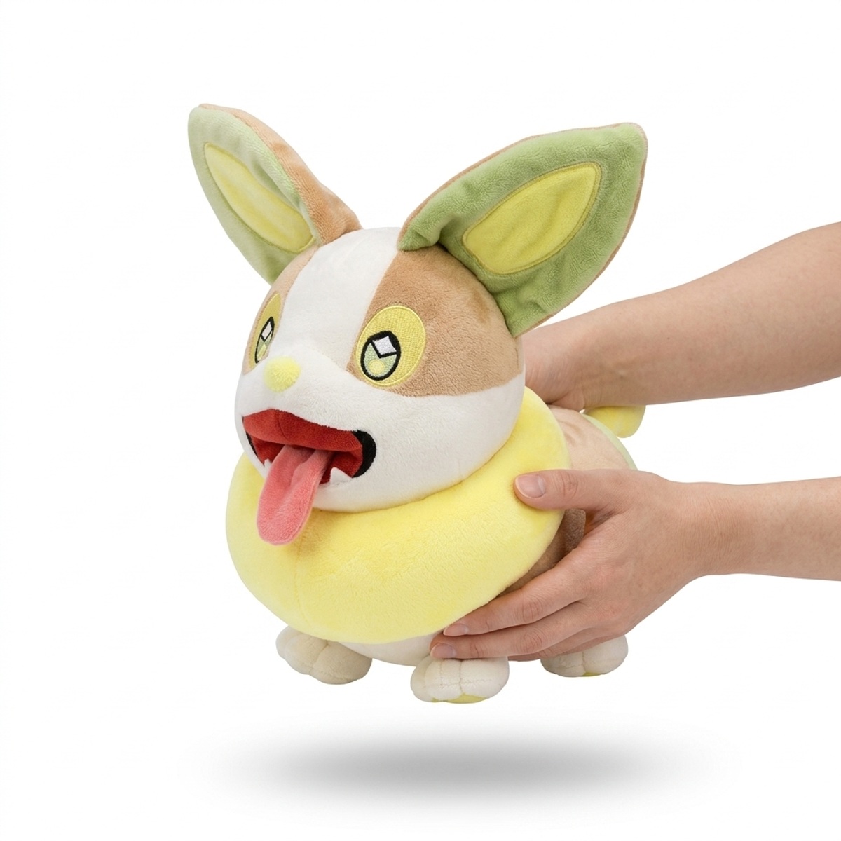 Yamper Knuffel in handen