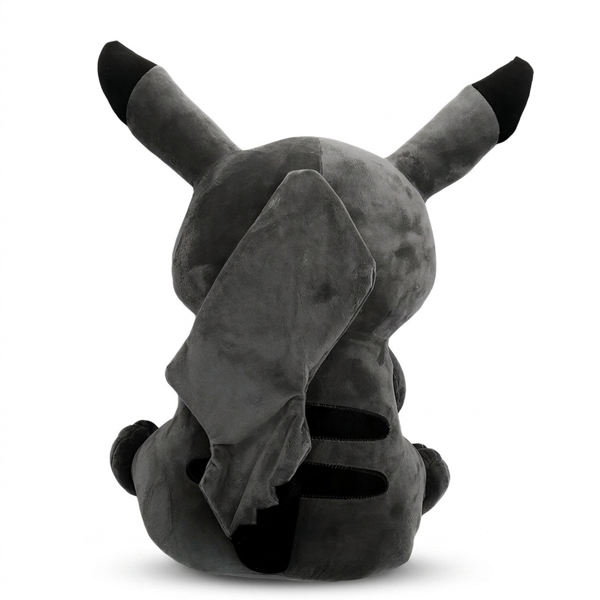Zwart Pikachu Knuffel achterkant